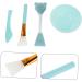 OUNONA 3 Ensembles Set de Bols pour Facial avec Pinceau Silicone Double T te Applicateur Doux pour Soins Peau Kit Beaut Multifonctionnel pour Application et Nettoyage Visage Bleu ciel - Buy Online on GoSupps.com