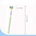 Triple Macaron Toothbrush - Soft Bristles for Adults & Kids with Special Needs | Qarido Gr n - Buy Online on GoSupps.com