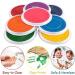 Biggun 7 Large Round Rainbow Craft Ink Pads - DIY Fingerprint Stamps for Kids - Washable & Colorful Stamp Pad for Crafting & Scrapbooking - Buy Online on GoSupps.com