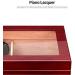 Cigar Humidor with Humidifier and Hygrometer Double Cigar Cabinet Double Layer Large Capacity Can Decorative Box - Buy Online on GoSupps.com