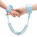 Anti Lost Belt/Locked Anti-Lost Child Safety Wrist Link 360 Degree Rotating Joint Reflective Children Wrist Reins Safety Adjustable 1.5M Toddler Wrist Strap for Walking(Blue)
