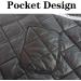 Fleece-Lined Wheelchair Cosy Cover Fleece Thicken Windproof Keep Warm Plush Lining Heating Shawl Easy Put On and Take Off Wheelchair Cover Blanket Protect Legs and Body F - Buy Online on GoSupps.com