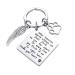Memorial Keychain with paw charm keychain for pets with paw prints Pets Memorial keychain key chain cat paw for auto keys house keys stainless steel