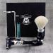 Premium Men's Shaving Kit - 3 Edge Razor Badger Hair Brush & Stand - Perfect Gift for Men - Buy Online on GoSupps.com