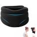 Dzpuhuojz Cervicorrect Neck Brace Soft Foam Neck Brace for Snoring Neck Brace for Neck Pain and Support Neck Support Collar for Relieve Cervical Spine Pressure(Black)