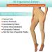 Women's Medical Grade Compression Pantyhose 8-15mmHg - Beige, Footless, Medium-Large - Buy Online on GoSupps.com