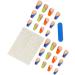 24Pcs Press on Nails Long French Tips Fake Nails Acrylic T-Shape False Nails Summer Reusable Ombre Artificial Nails for Women and Girls - Buy Online on GoSupps.com