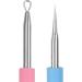 Acne Needle Double Head Comedone Acne Extractor Remover Stainless Needles Pimple Extractor Remove Tools (Color : Random Color) Random Color Blue Pink - Buy Online on GoSupps.com