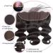 10 Body Wave Transparent Lace Frontal Closure with Bangs - 100% Virgin Remy Human Hair - Buy Online on GoSupps.com