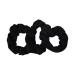 Small Scrunchies Cotton Hair Bobble - Set of 3 - Black