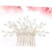 Angoily Bride Headpieces for Wedding Side Hair Comb Hair Claw Clips for Women Goody Hair Clips for Women Hair Combs for Women Crystal Hair Comb Tiara Pearl Accessories Miss - Buy Online on GoSupps.com