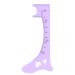 lyanny Eyebrow ruler eyebrow template eyebrow templates for women eyebrow shape ruler quick eye makeup tool reusable eye makeup aid for women and lilac