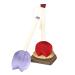 2 Pack of handmade massage hammer tulip-shaped satin-complicit-meridian massage hammer knocking acupuncture points for reducing fatigue suitable for back shoulders neck and leg 11 in random color