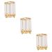MAGICLULU 3pcs Pen Holder Brow Pencil Lead Pencils Eyeliner Makeup Containers Glass Vase Make up Storage Rack