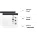 2 Pcs Clear Airport Security Toiletries Bags 20x20cm - Waterproof Travel Makeup Bag for Men and Women (Black) - Buy Online on GoSupps.com