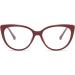 Shop Ljczka Vintage Cat Eye Blue Light Filter Glasses for Women - Stylish Metal Frame Anti-Tiredness 0.0 Red Lens - Buy Online on GoSupps.com