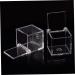 Healeved 6pcs Transparent Candy Container Box Clamshell High Transparency 6*6CM As Shown - Buy Online on GoSupps.com