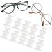 20 Pairs Anti-Slip Silicone Nose Pads for Glasses & Sunglasses - 1.8mm Soft White Eyewear Accessories - Buy Online on GoSupps.com
