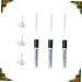 Healeved 9 Pcs 10ml Empty Mascara Tube Clear Mascara Tube Containers with Lids Lip Gloss Containers Funnel 1 g (Pack of 1) As Shownx3pcs - Buy Online on GoSupps.com