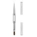 simarro Dual-ended Nail Design Brush Rhinestone Handle Nail Brush Gel Nail Brush Professional Nail Design Tools Nail Dotting Brush(1pcs white)