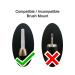 Fairywill & ATMOKO Compatible Sonic Toothbrush Replacement Heads 5 Pack - Pink - Buy Online on GoSupps.com