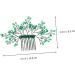 Mikinona Green Branches and Leaves Hair Comb Leaf Comb Hairpin Wedding Comb Hairpin Wedding Crystal Hair Decor Wedding Headdress Crystal Leaf Headdress Crystal Comb Hairpin Leaf Hair Comb - Buy Online on GoSupps.com