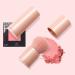 Retractable Kabuki Foundation Brush Set - Black + Pink 2Pcs | For Mineral Powder, Contouring, Cream | Travel Face Blush Brush - Buy Online on GoSupps.com