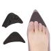 Milists 4 pieces of adjustable toe filler inserts soft sponge toe plug footrest shoe filler toe stop inserts for too big shoes