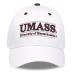 NCAA Massachusetts Minutemen Unisex NCAA The Game bar Design Hat, White, Adjustable