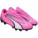 PUMA Men's Ultra Play FG/AG Football Shoe - Poison Pink White & Black - Size 41 EU - International Shipping Available - Buy Online on GoSupps.com