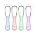 Bokioesde Tongue cleaner scraper foster tool hygiene brush simple useful unisex reusable toothbrush for children when traveling 4 pieces/mixed color