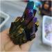 Home Decoration Natural Colorful Crystal Cluster Seven Rainbows Electroplating Crystal Stone Home Craft Decorations Stones ZJGIDTEM (Size : 100-150g) - Buy Online on GoSupps.com