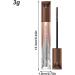 Glitter mascara for eyelashes glitter mascara smudge-proof lengthening and volumizing mascara - Eyelash cosmetics waterproof makeup mascara lift curling multi-eye makeup - Buy Online on GoSupps.com