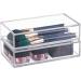 MDesign Large Cosmetics Organizer Box with Lid | Perfect Makeup Storage for Nail Polish & Powder | Transparent Makeup Organizer - Buy Online on GoSupps.com