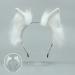TQUXNGA Cosplay ry Animal Dog Ears Hair Hoop Costume Cosplay Long Headpiece for Halloween Party Decoration White - Buy Online on GoSupps.com