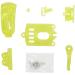 Obahdirry 1Set Light Yellow Hair Clipper Back Housing Cover Clear Front Lid for Hair Trimmer Tools Kit - Buy Online on GoSupps.com