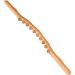 Premium Gua Sha Wooden Stick - Multifunctional Massage Tool with 10 Pearls | Natural Wood Rolling Massage Device for Relaxation - Buy Online on GoSupps.com