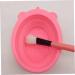 Buy Foldable Silicone Makeup Brush Cleaning Mat & Bowl - Pink Brush Cleaner Pad for Sponges | International Shipping Available - Buy Online on GoSupps.com