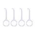 Wenplus 4 Pieces Aligner Removal Tool for Invisible Removable Braces  Invisible Braces Removal Hooks  White