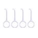 Wenplus 4 Pieces Aligner Removal Tool for Invisible Removable Braces  Invisible Braces Removal Hooks  White