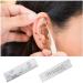 Pink and White Crystal Gem Stone Magnetic 24k Gold Bead Clear Tape Auricular Sticker Ear Seeds Ear Acupuncture - Buy Online on GoSupps.com