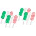 SOLUSTRE 12pcs Popsicle Silicone Chewing Braces Chewing Gums Chewing Sticks Fudge Ice Lolly Gum Stick Holder Case Sweet Teeth Aligner Adult Silica Gel Child Container Box As Picturedx2pcs mediumx2pcs