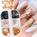 Buy Irregular Mica Flakes Nail Glitter Sequins | Marble Nail Sticker for DIY Manicure - International Shipping Available - Buy Online on GoSupps.com