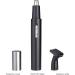 USB Rechargeable 2-in-1 Nose and Ear Hair Trimmer | Waterproof Dual Edge Blades | Perfect for Men & Women | Ideal for Travel & Bathroom Use - Buy Online on GoSupps.com
