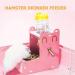 xihan123 Hamster Bowl Plastic Rabbit Food Bowls Durable Resuable Rabbit Hay Feeder For Allow To Keep The Cage Area Clean Help Reduce Hay Waste set-pink - Buy Online on GoSupps.com