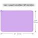 Toplory Waterproof Non-Slip Silicone Feeding Mat for Dogs & Cats - 53x37cm Purple Bowl Pad - Buy Online on GoSupps.com