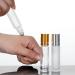 6 Pcs 10ml Clear Glass Essential Oil Roller Bottles - Refillable Perfume Sample Bottles with Stainless Steel Roller Balls & Plastic Funnel - Ideal for DIY Fragrances - Buy Online on GoSupps.com