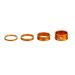 Wolf Tooth Precision Anodized Headset Spacers Orange 3, 5, 10, & 15mm