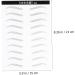 FRCOLOR 4 Sheets Pairs Disposable Makeup Tools Makeup Eyebrow Sticker Eyebrow Stickers The Lazy Water Proof - Buy Online on GoSupps.com