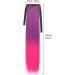 Ponytail Extensions Rainbow Ombre Color Straight Synthetic Hair Ponytail Extension Ribbon Drawstring Ponytails Vitality Cosplay Hair for Women(1BTPINK3) 22INCHES 1BTPINK3 - Buy Online on GoSupps.com